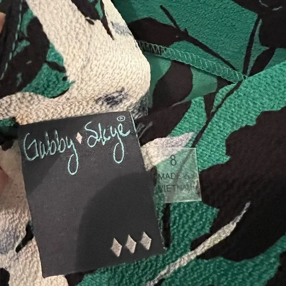 Cute flowered sleeveless dress - Picture 3 of 3